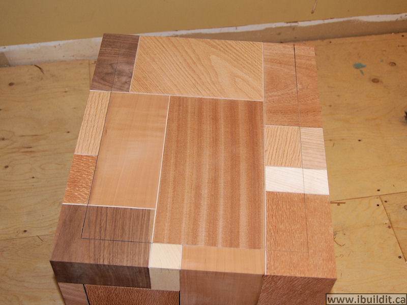 veneer on wood case